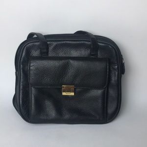 80’s Coletta black leather purse